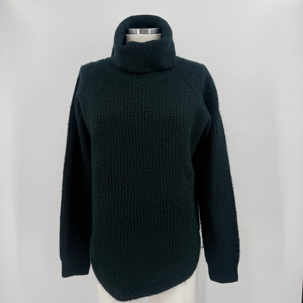 KÜHL Dark Green Turtleneck Knit Scarf Size Small